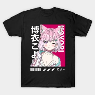 Hakui Koyori Short Hair Wink T-Shirt